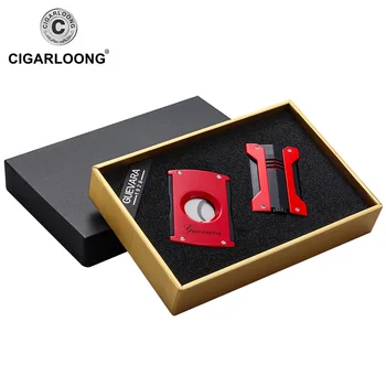 CIGARLOONG Cigar Lighters Set Windproof Straight Punch Lighter with Cigar Scissors 2pcs Set Gift Box CQ-0021
CIGARLOONG Cigar Lighters Set Windproof Straight Punch Lighter with Cigar Scissors 2pcs Set Gift Box CQ-0021