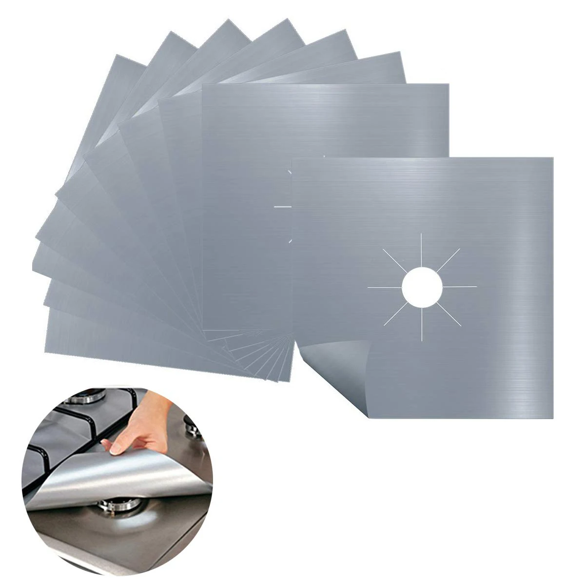 HOT-Stove Burner Covers(10 Pack), Reusable Gas Range Protectors Stovetop Burner Liners For Kitchen, Heat Resistant, Cuttable,
HOT-Stove Burner Covers(10 Pack), Reusable Gas Range Protectors Stovetop Burner Liners For Kitchen, Heat Resistant, Cuttable,
