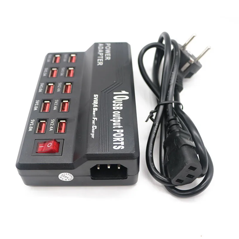 EU Plug 10 Ports USB Charger 3.5A Quick Charge For iPhone iPad Samsung Multiple Wall Charger Mobile Phone Universal Adapter
EU Plug 10 Ports USB Charger 3.5A Quick Charge For iPhone iPad Samsung Multiple Wall Charger Mobile Phone Universal Adapter