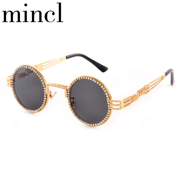 Vintage Small Round Diamond Sunglasses Women 2019 Brand Designer Fashion punk Colorful Rhinestone Shades UV400 NX
Vintage Small Round Diamond Sunglasses Women 2019 Brand Designer Fashion punk Colorful Rhinestone Shades UV400 NX