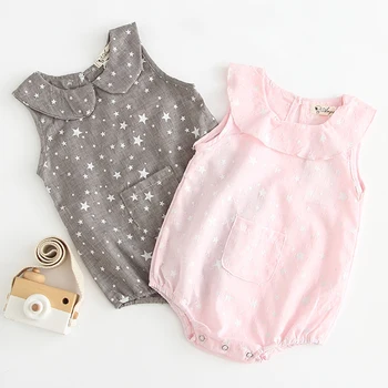 2019 Sleeveless Baby Bodysuit Little Star Small Pocket jacket Cotton Packed Bottom Shirt Climbing Suit For Girls
2019 Sleeveless Baby Bodysuit Little Star Small Pocket jacket Cotton Packed Bottom Shirt Climbing Suit For Girls