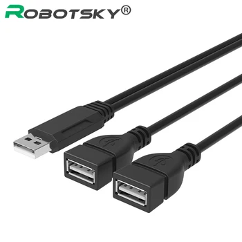 USB 2.0 Extension Cable Male to 2 Female USB2.0 Charge Cable Data Sync Transfer Extender Cable for Computer Phones Hard Disk
USB 2.0 Extension Cable Male to 2 Female USB2.0 Charge Cable Data Sync Transfer Extender Cable for Computer Phones Hard Disk