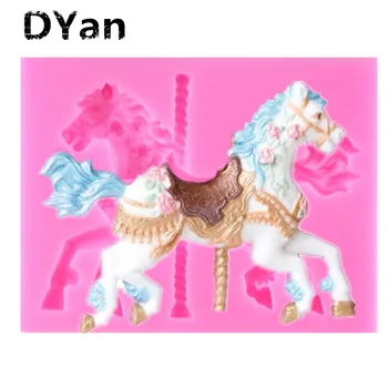 New Carousel Turned Sugar Mold Cake Decoration Turned Sugar Silicone Mold Chocolate Diy Baking Silicon A1317
New Carousel Turned Sugar Mold Cake Decoration Turned Sugar Silicone Mold Chocolate Diy Baking Silicon A1317