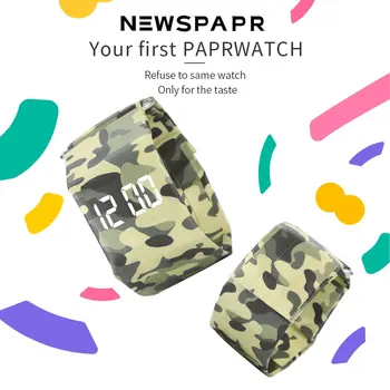 Life Waterproof Personalized Paper Watch Magnetic Closure Buckle Ultra Light LED Digital Watch Luxury Gifts for Women Men 
Life Waterproof Personalized Paper Watch Magnetic Closure Buckle Ultra Light LED Digital Watch Luxury Gifts for Women Men