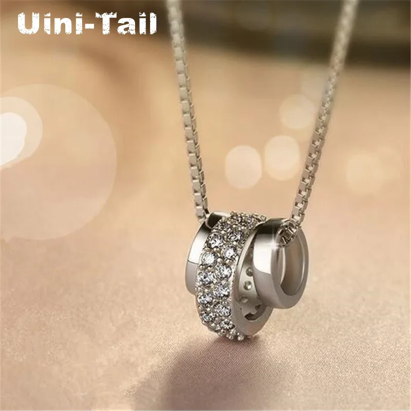 Ожерелье Uini-Tail из тибетского серебра 925 пробы микро-инкрустированное колье
