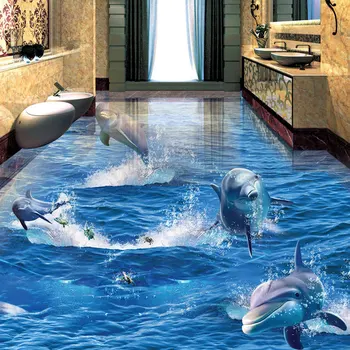 Sea Water Dolphin Photo Wallpaper 3D Floor Tiles Painting Anti Wear Waterproof PVC Self Adhesive Vinyl Flooring Stickers Mural
Sea Water Dolphin Photo Wallpaper 3D Floor Tiles Painting Anti Wear Waterproof PVC Self Adhesive Vinyl Flooring Stickers Mural