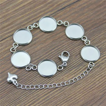2pcs Stainless Steel Bangle Bracelet Bases Blank Findings Cabochon Base Bracelet Fit 12mm Round Glass Cabochons
2pcs Stainless Steel Bangle Bracelet Bases Blank Findings Cabochon Base Bracelet Fit 12mm Round Glass Cabochons