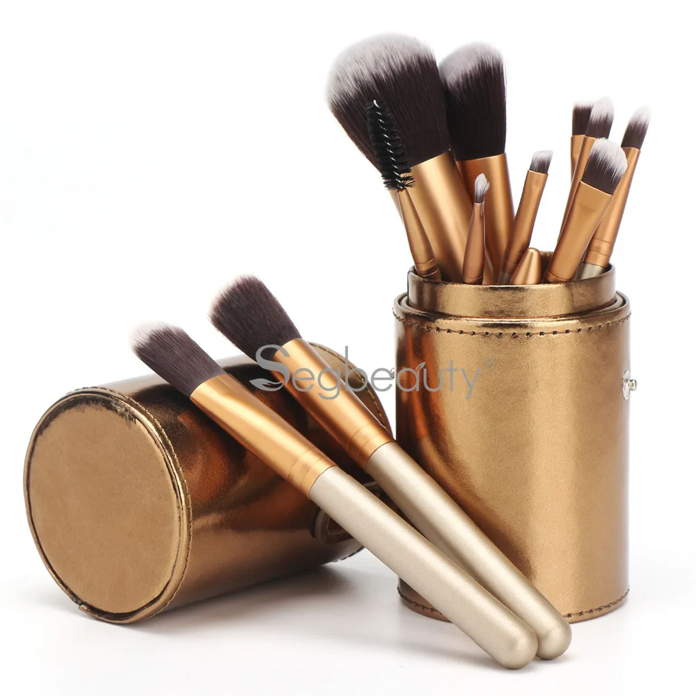12pcs Makeup Brushes Set Portable Cosmetics Synthetic Fiber Bristles Brush Kit with Travel Case for Foundation Blending Blush
12pcs Makeup Brushes Set Portable Cosmetics Synthetic Fiber Bristles Brush Kit with Travel Case for Foundation Blending Blush