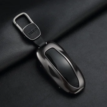 Car Key Case Cover with Belt Aluminum Alloy Key Shell Storage Bag Protector Deluxe Styling for Tesla Model S Model X
Car Key Case Cover with Belt Aluminum Alloy Key Shell Storage Bag Protector Deluxe Styling for Tesla Model S Model X
