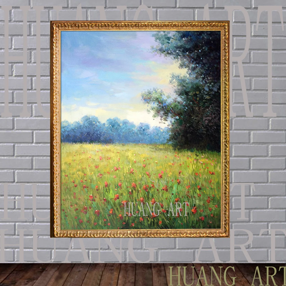 Famous painter hand-painted oat field safflower fields Vienna wood frame monet painting decorative home sitting room sofa hall g
Famous painter hand-painted oat field safflower fields Vienna wood frame monet painting decorative home sitting room sofa hall g