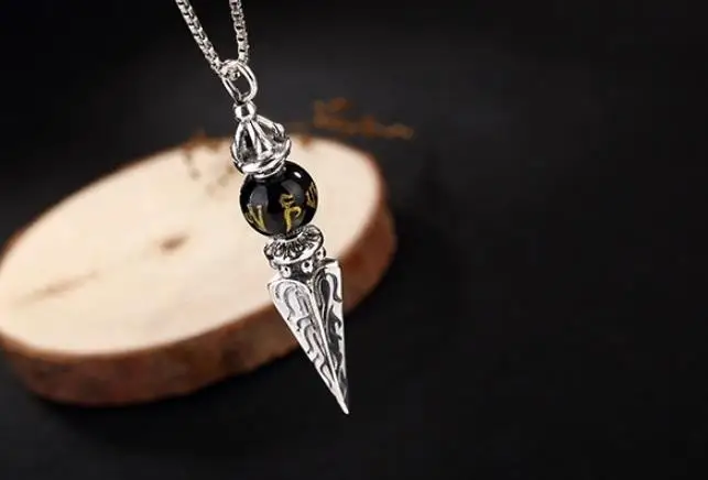 Sterling S925 925 silver Pendant charm six syllable Great Bright mantra bead ethnic Chinese style vintage
Sterling S925 925 silver Pendant charm six syllable Great Bright mantra bead ethnic Chinese style vintage