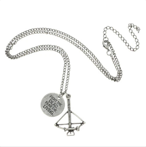 Hot movie The Walking Dead Daryl Crossbow Pendant Necklace Fight The Dead FEAR THE LIVING gift
Hot movie The Walking Dead Daryl Crossbow Pendant Necklace Fight The Dead FEAR THE LIVING gift