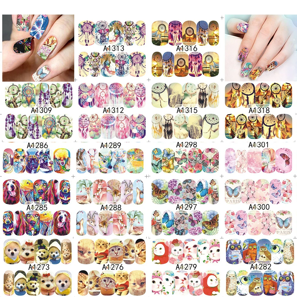 2018 NEW 40 Sheets Nail Art Stickers Windmill/Butterfly/Cat Mixed Decals Watermark Tips Decoration Manicure Tools BEA1273-1320
2018 NEW 40 Sheets Nail Art Stickers Windmill/Butterfly/Cat Mixed Decals Watermark Tips Decoration Manicure Tools BEA1273-1320