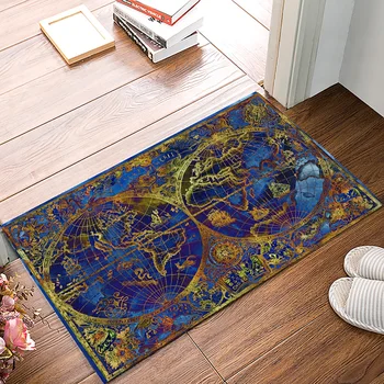 Blue Map Navigation Map Retro Under A Pet Water Food Bowl Doormats For Entrance Way Dirt Debris Mud Trapper Boot Shoes Scraper
Blue Map Navigation Map Retro Under A Pet Water Food Bowl Doormats For Entrance Way Dirt Debris Mud Trapper Boot Shoes Scraper