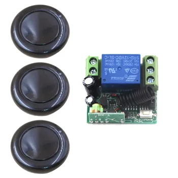 New Black 315/433Mhz Wireless Remote Control Switch DC 12V 1CH Relay Receiver Module and 3pcs Transmitter Remote Controls
New Black 315/433Mhz Wireless Remote Control Switch DC 12V 1CH Relay Receiver Module and 3pcs Transmitter Remote Controls