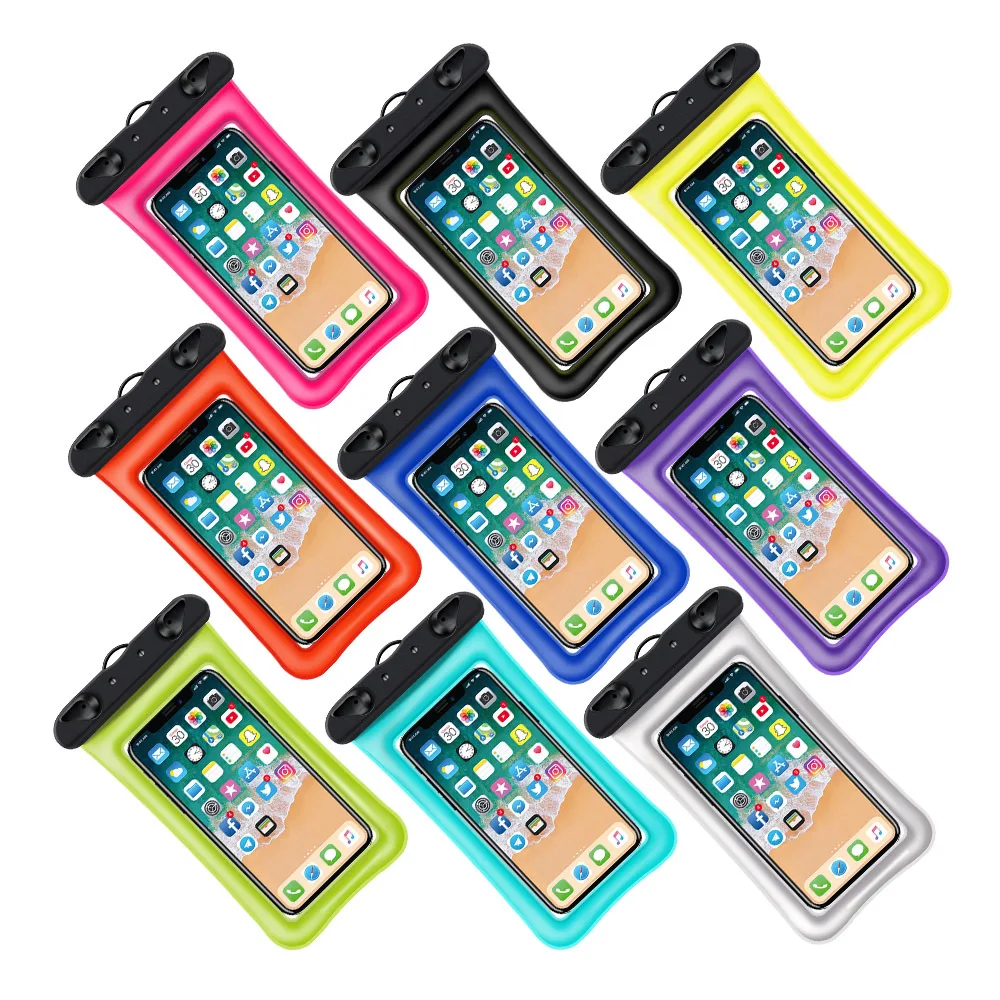 Universal Below 6 Inch Mobile Phone Screen Tactile Sensitive Waterproof Swimming Bag Float Case with Anti-lost Rope
Universal Below 6 Inch Mobile Phone Screen Tactile Sensitive Waterproof Swimming Bag Float Case with Anti-lost Rope