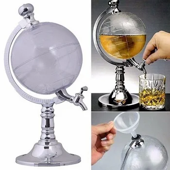 

Bar Decoration Creative Mini Globe Water Wine Dispenser Barware Beer Beverage Liquor Alcohol Wine Pouring Machine Bar Tools