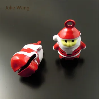 Julie Wang 10PCS Copper Red Santa Claus Bells Charms Christmas Pendants Decorate Suspension Bracelet Jewelry Making Accessory
Julie Wang 10PCS Copper Red Santa Claus Bells Charms Christmas Pendants Decorate Suspension Bracelet Jewelry Making Accessory