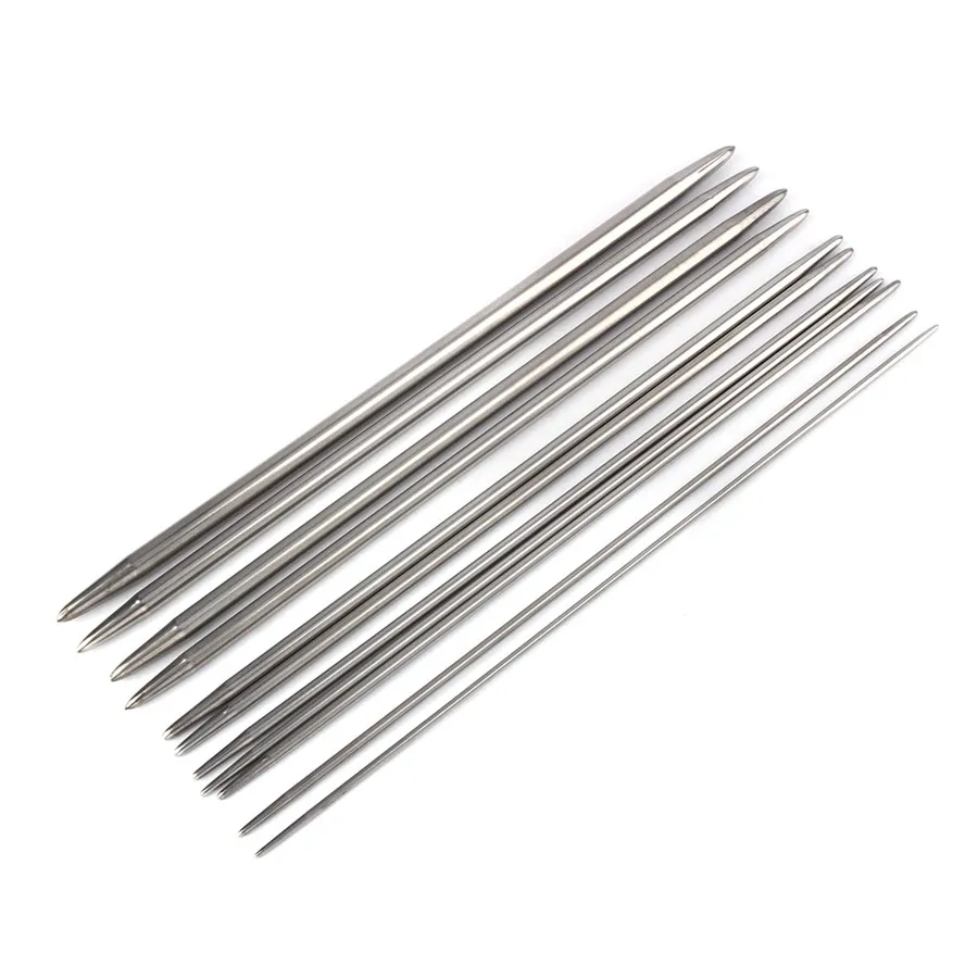 55Pcs Craft Tools Double Pointed Stainless Steel Knitting Needles Sewing Needles Tools 11sizes
55Pcs Craft Tools Double Pointed Stainless Steel Knitting Needles Sewing Needles Tools 11sizes