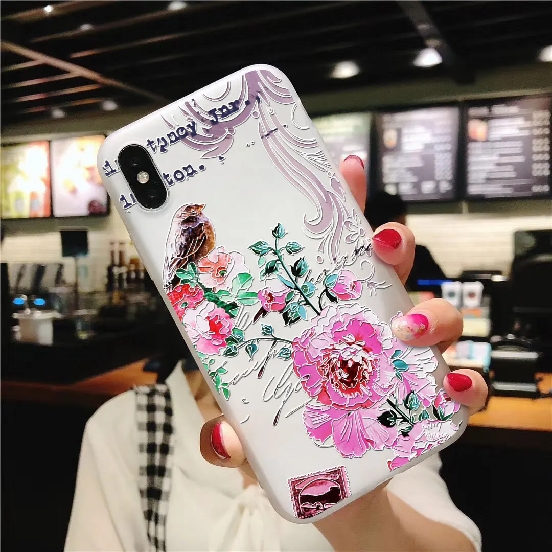 3D Emboss Floral Case For Samsung Galaxy A50 A5 A7 A9 A8 Plus A30 A40 A70 M30 M20 M10 Note 4 8 9 S6 S7 S8 S9 S10 Plus S10e Coque
3D Emboss Floral Case For Samsung Galaxy A50 A5 A7 A9 A8 Plus A30 A40 A70 M30 M20 M10 Note 4 8 9 S6 S7 S8 S9 S10 Plus S10e Coque