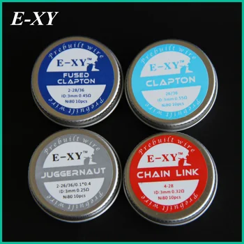 E-XY Prebuilt Coils Clapton Juggernaut Chain Link Fused Clapton fit DIY Atomizer RDA New Arriveal for vape
E-XY Prebuilt Coils Clapton Juggernaut Chain Link Fused Clapton fit DIY Atomizer RDA New Arriveal for vape