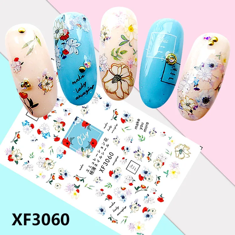 Florals Type! Nails Art Manicure Back Glue Decal Decorations Design Nail Sticker For Nails Tips Beauty
Florals Type! Nails Art Manicure Back Glue Decal Decorations Design Nail Sticker For Nails Tips Beauty