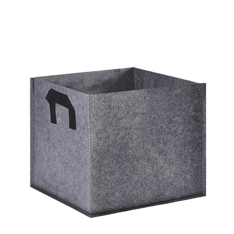 

Square Felt Planting Bag, Non Woven, Vegetable Fabric Pots, Flowerpot Planting Bag, Nursery Seedling, 2 Pcs