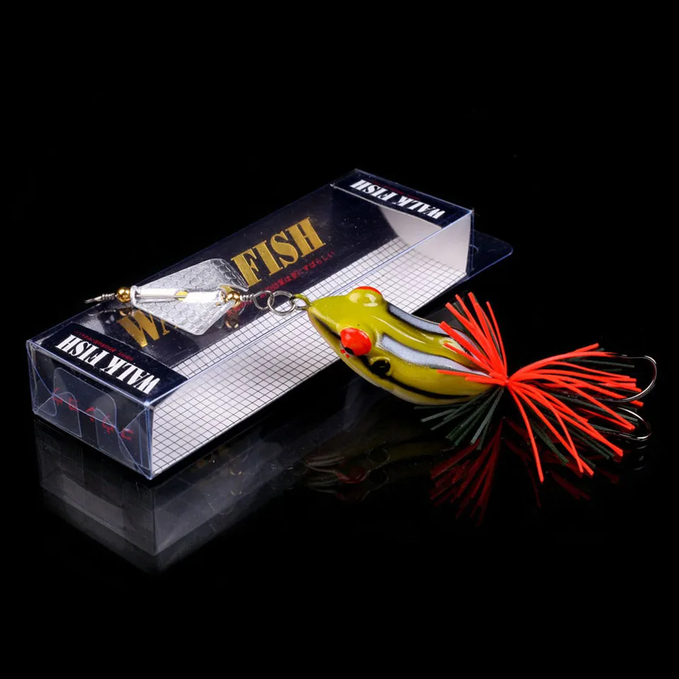 WALK FISH Hard Fishing Lure With Propeller Large Noise Isca Frog Lure 9g Pesca Frog Sinking Snakehead Bait Fishing Tackle
WALK FISH Hard Fishing Lure With Propeller Large Noise Isca Frog Lure 9g Pesca Frog Sinking Snakehead Bait Fishing Tackle