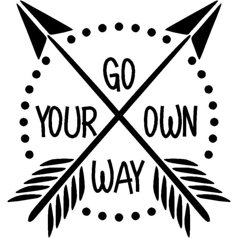 Go Your Own Way with Arrows Vinyl Decal Sticker Car Tablet Car Styling Laptop Truck Decals Jdm
Go Your Own Way with Arrows Vinyl Decal Sticker Car Tablet Car Styling Laptop Truck Decals Jdm