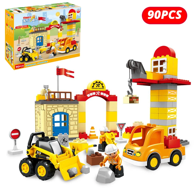 90PCS City Urban Construction Engineering Excavator Building Block Worker Figure Diy Brick Set Compatible with brick
90PCS City Urban Construction Engineering Excavator Building Block Worker Figure Diy Brick Set Compatible with brick