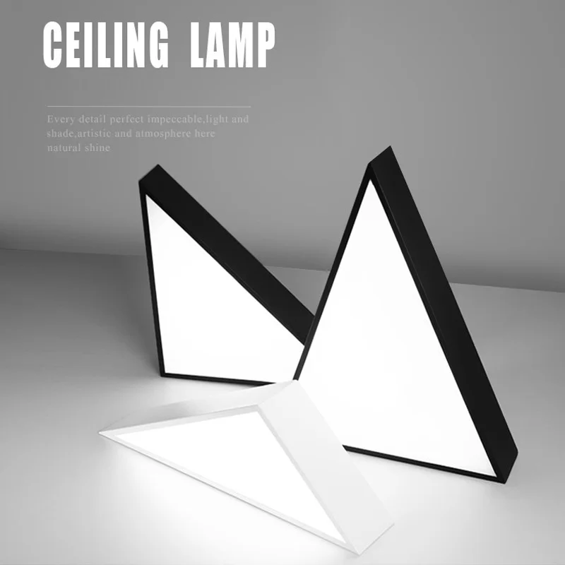 Creative LED Geometric Ceiling Lamp, Triangle Simple Atmosphere Night Light Corridor Lamps Cool White Modern Nordic Lighting
Creative LED Geometric Ceiling Lamp, Triangle Simple Atmosphere Night Light Corridor Lamps Cool White Modern Nordic Lighting