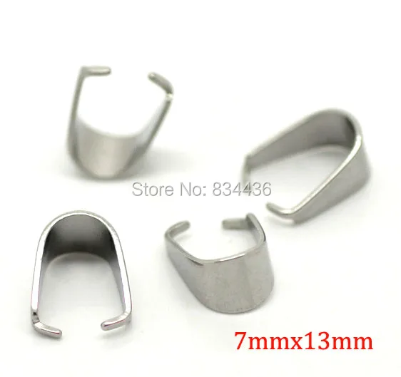 Free Shipping wholesale 7x13mm Stainless Steel Pendant Clips Clasps Buckles Hooks Bail Connectors DIY jewelry accessories 300pcs
Free Shipping wholesale 7x13mm Stainless Steel Pendant Clips Clasps Buckles Hooks Bail Connectors DIY jewelry accessories 300pcs