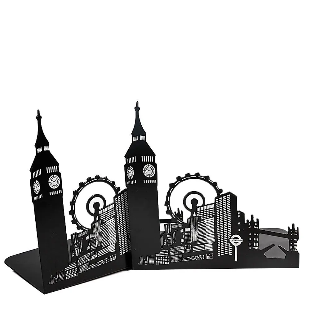 1 Pair/Lot Black Metal Ferris Wheel Bookend for School Stationery and Offcie Supply
1 Pair/Lot Black Metal Ferris Wheel Bookend for School Stationery and Offcie Supply