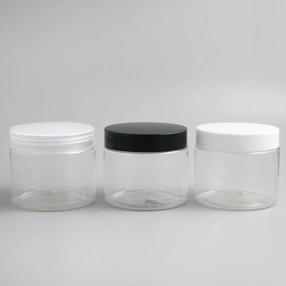 24 x 180g Empty Clear Cosmetic Cream Containers Cream Jars 180cc 180ml for Cosmetics Packaging Plastic Bottles With Plastic Cap
24 x 180g Empty Clear Cosmetic Cream Containers Cream Jars 180cc 180ml for Cosmetics Packaging Plastic Bottles With Plastic Cap