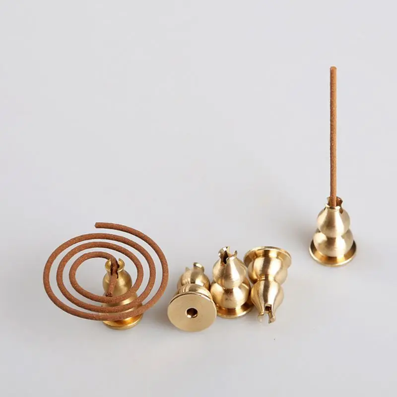 Alloy copper gourd incense insertion furnace incense base line saucer Incense stick Home Aromatherapy Accessories
Alloy copper gourd incense insertion furnace incense base line saucer Incense stick Home Aromatherapy Accessories