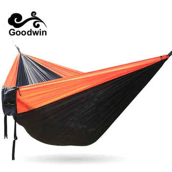 

24 Color 2 people Hammock 2018 Camping Survival Garden Hunting Leisure Travel Double Person Portable Parachute Hammocks 3M*2M