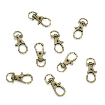 Antique Bronze Tone Alloy Swivel Snap Hook Lobster Claw Clasps for Jewellery Findings, Nickel Free, about 13mm wide, 35mm long,
Antique Bronze Tone Alloy Swivel Snap Hook Lobster Claw Clasps for Jewellery Findings, Nickel Free, about 13mm wide, 35mm long,