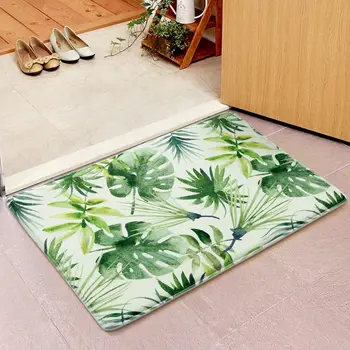 2019 Welcome Floor Mats Doormat Tropical Plants Printed Kitchen Bathroom Rugs Green Leaf Carpet for Living Room Anti-Slip Rug
2019 Welcome Floor Mats Doormat Tropical Plants Printed Kitchen Bathroom Rugs Green Leaf Carpet for Living Room Anti-Slip Rug