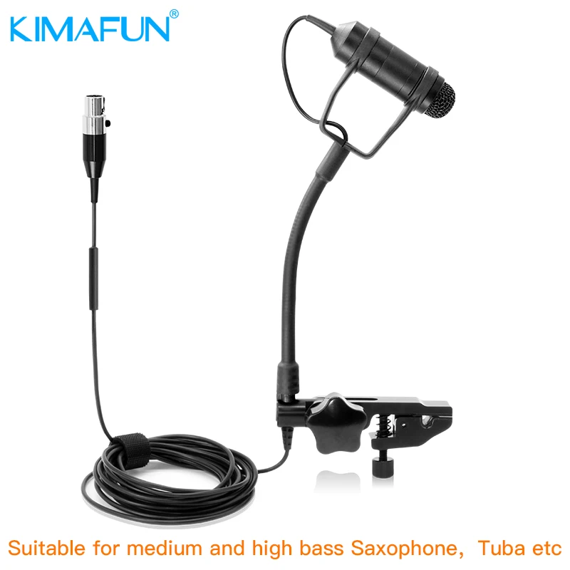 KIMAFUN KM-CX306-3 2.4G Professional Instrument Wireless Saxphone Microphone for Saxophone Tuba Trumpet
KIMAFUN KM-CX306-3 2.4G Professional Instrument Wireless Saxphone Microphone for Saxophone Tuba Trumpet