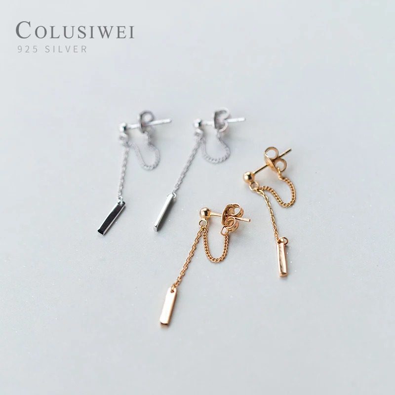 Colusiwei New Arrival Link Chain Real Silver Drop Earrings for Women Simple Bead Design Silver 925 Dangle Earing Brincos Bijoux
Colusiwei New Arrival Link Chain Real Silver Drop Earrings for Women Simple Bead Design Silver 925 Dangle Earing Brincos Bijoux