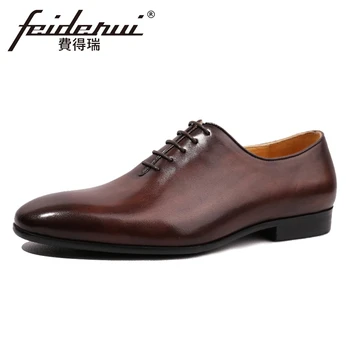 High Quality Handmade Genuine Leather Men's Banquet Office Oxfords Round Toe Man Formal Dress Wedding Party Shoes HQS183
High Quality Handmade Genuine Leather Men's Banquet Office Oxfords Round Toe Man Formal Dress Wedding Party Shoes HQS183