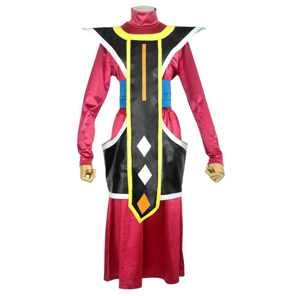 Brdwn Dragon Ball Super Unisex Adult Whis Uisu Cosplay Costume suit (Tops+Waistband+Stockings+PU Vest)
Brdwn Dragon Ball Super Unisex Adult Whis Uisu Cosplay Costume suit (Tops+Waistband+Stockings+PU Vest)