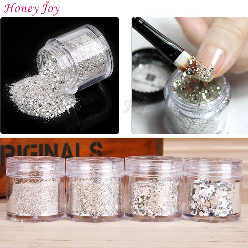 FINE BLINK GLITTER Sequins Dust Silver Gray Color Decoration Powder/Paillette Hexagonal Nail Art UV Gel Acrylic DIY Access
FINE BLINK GLITTER Sequins Dust Silver Gray Color Decoration Powder/Paillette Hexagonal Nail Art UV Gel Acrylic DIY Access