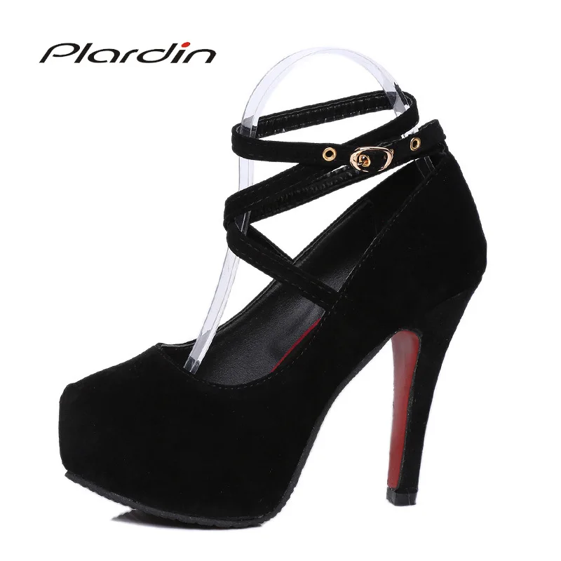 Plardin Shoes Woman Pumps Cross-tied Ankle Strap Wedding Party Shoes Platform Fashion Women Shoes High Heels Suede Ladies Shoes
Plardin Shoes Woman Pumps Cross-tied Ankle Strap Wedding Party Shoes Platform Fashion Women Shoes High Heels Suede Ladies Shoes