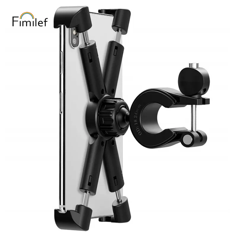 Fimilef Universal Bike Phone Holder Bicycle Motorcycle Phone Stand Motorbike Moto Handlebar Mount Mobile Support for iPhone 8 X
Fimilef Universal Bike Phone Holder Bicycle Motorcycle Phone Stand Motorbike Moto Handlebar Mount Mobile Support for iPhone 8 X