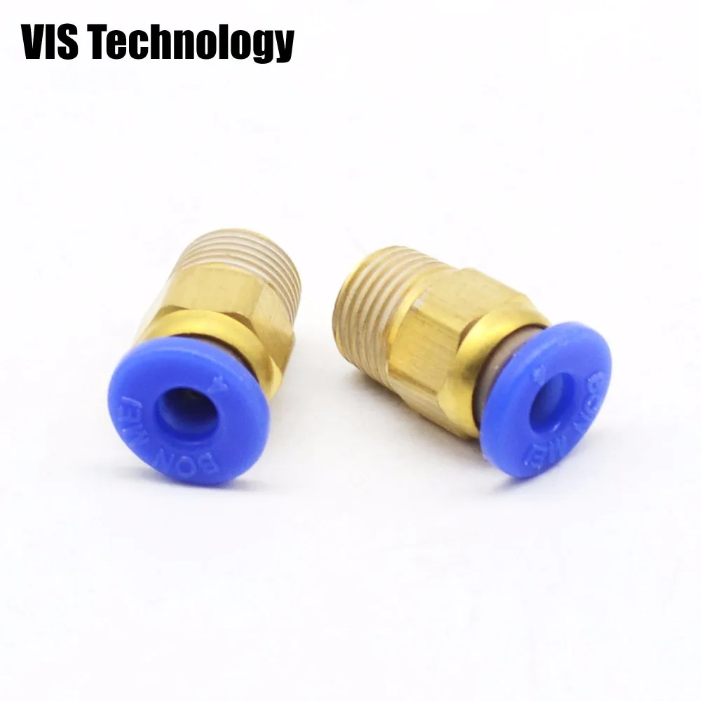 10pcs 3D printer Pneumatic Connectors Bowden J-head Hotend Pneumatic Connectors OD4 for 1.75mm PTFE Tube Quick fitting
10pcs 3D printer Pneumatic Connectors Bowden J-head Hotend Pneumatic Connectors OD4 for 1.75mm PTFE Tube Quick fitting