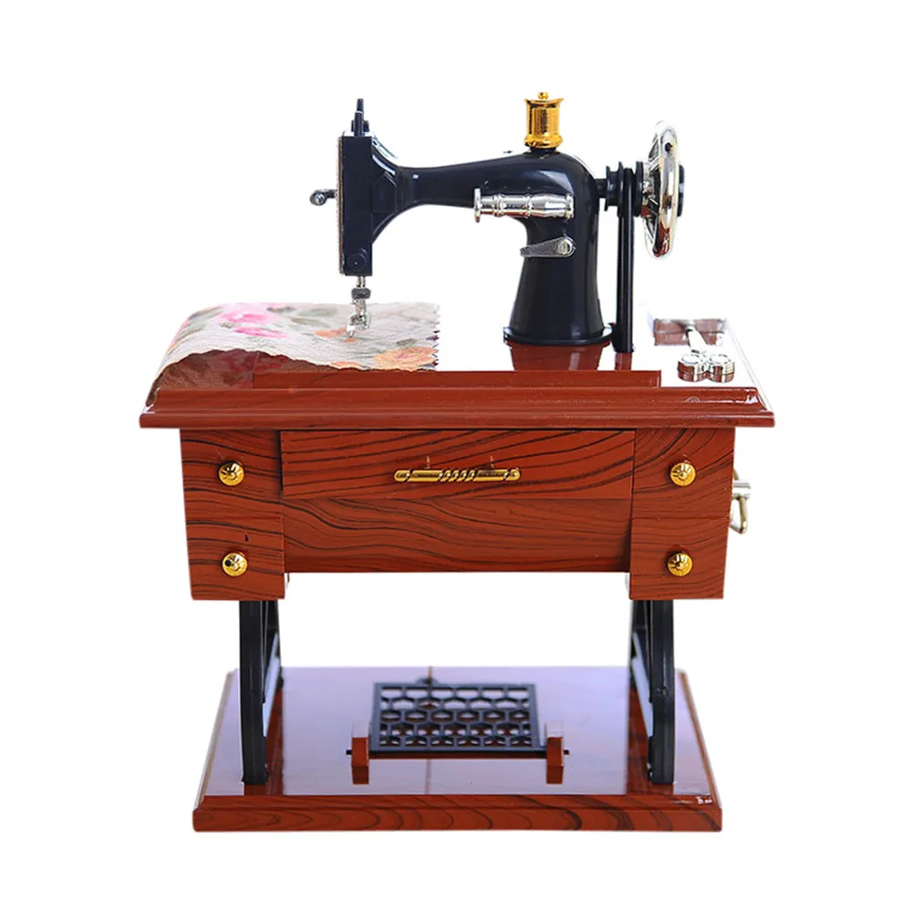 1Pc Mini Vintage Lockwork Sewing Machine Music Box Kid Toy Treadle Sartorius Toys Retro Birthday Gift Home Decor Worldwide Store
1Pc Mini Vintage Lockwork Sewing Machine Music Box Kid Toy Treadle Sartorius Toys Retro Birthday Gift Home Decor Worldwide Store