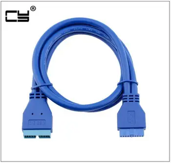 50cm USB 3.0 20pin Motherboard Mainboard 20 pin Male to Male M/F Header Adapter Cable extension cable 0.5m &Male to Female
50cm USB 3.0 20pin Motherboard Mainboard 20 pin Male to Male M/F Header Adapter Cable extension cable 0.5m &Male to Female