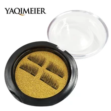 YAQIMEIER Double Magnet Strip Lashes Theatrical Makeup Tool High Quality Long Winged Magnetic Eyelashes 4PCS/SET Natural Lashes
YAQIMEIER Double Magnet Strip Lashes Theatrical Makeup Tool High Quality Long Winged Magnetic Eyelashes 4PCS/SET Natural Lashes