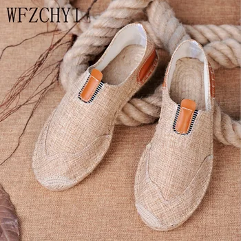 Summer men canvas shoes casual flat shoes espadrilles linen straw breathable fisherman shoes fashion non-slip Loafers
Summer men canvas shoes casual flat shoes espadrilles linen straw breathable fisherman shoes fashion non-slip Loafers